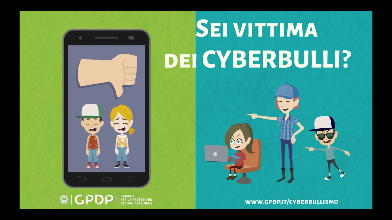 Anteprima del video del Garante Privacy: Sei vittima dei cyberbulli?