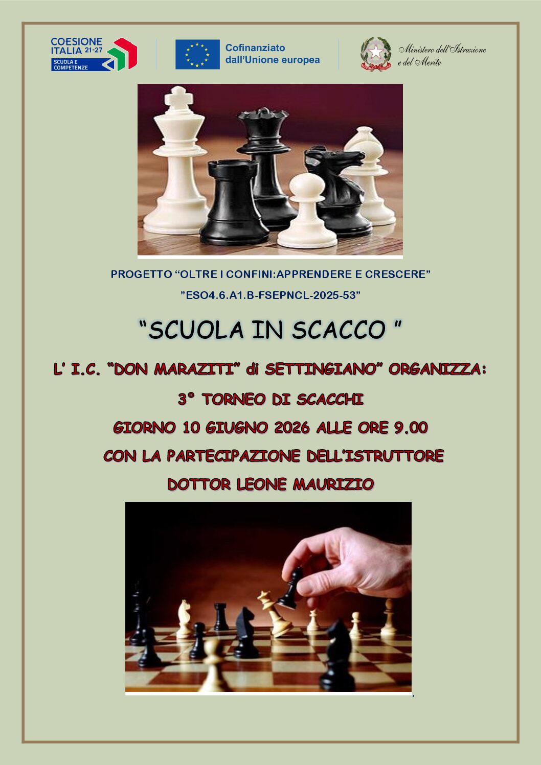 locandina_Scuola in scacco