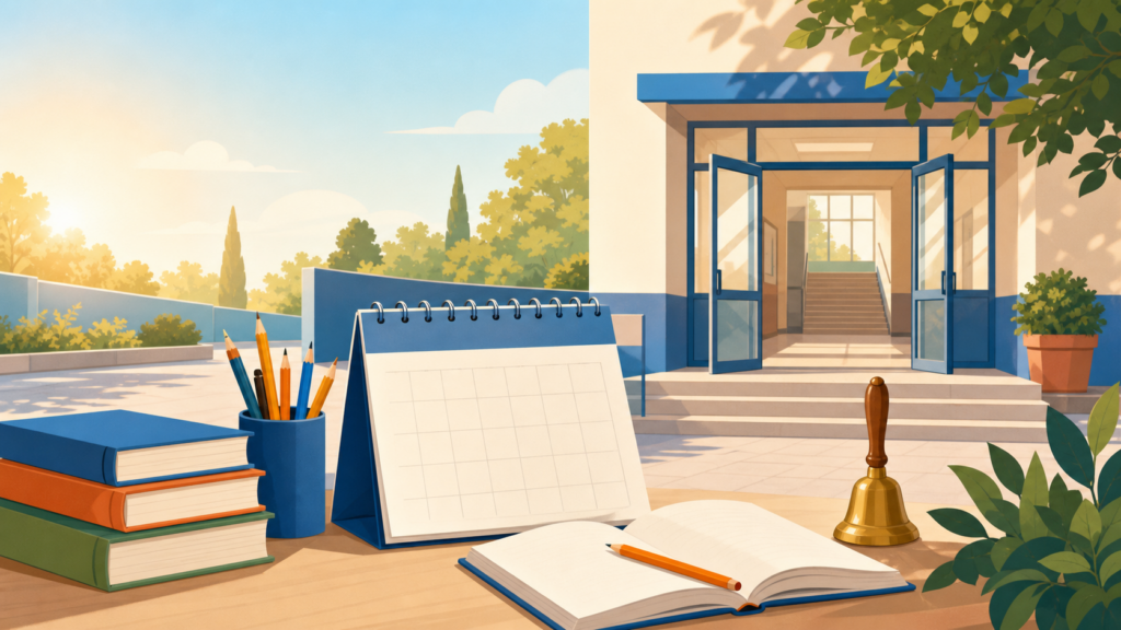 Inizio dell'anno scolastico 2026/2027